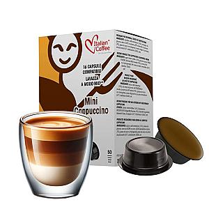 Capuccino kavos kapsulių pakelis su kava