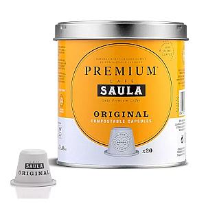 Café Saula Premium Original – kompostuojamos kavos kapsulės