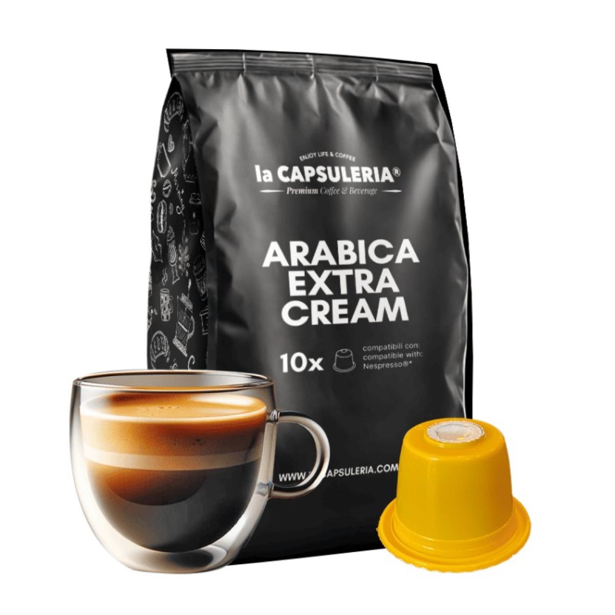 Arabica Extra Cream-kavos kapsulės Nespresso aparatams