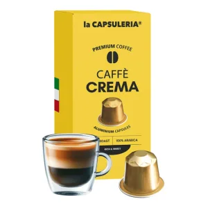 Crema-aliuminio kavos kapsulės Nespresso aparatams